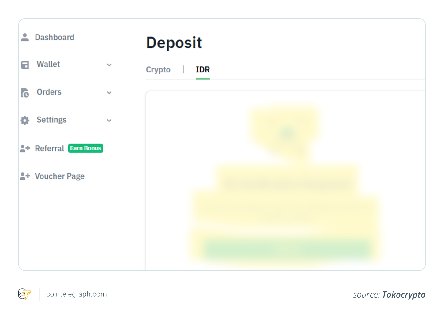Deposit IDR in Tokocrypto Deposit IDR in Tokocrypto